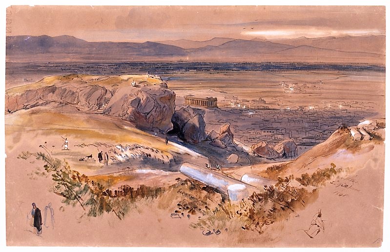 E. Lear Athens 1848