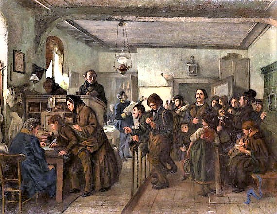 Felix Schlesinger Im Auswanderungsbüro 2