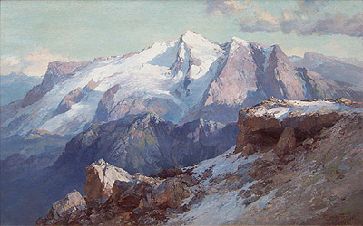 Compton 1918 The Marmolata in the Dolomites